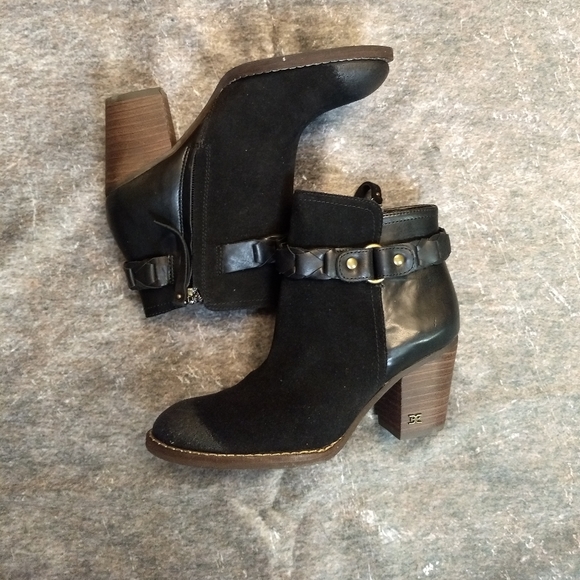 NEW! Sam Edelman Minetta Leather Booties Boots Size 5 - Picture 3 of 7